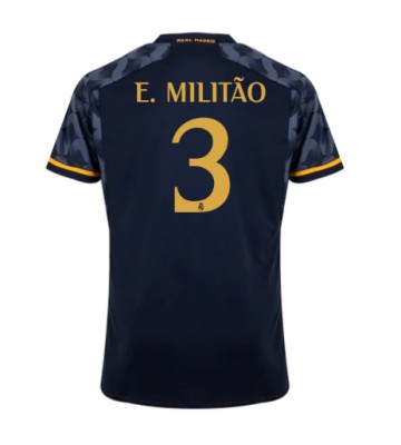Real Madrid Eder Militao #3 Koszulka Wyjazdowych 2023-24 Krótki Rękaw